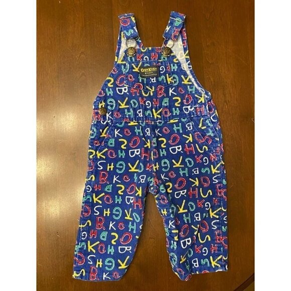 Vintage Oshkosh Blue corduroy overalls